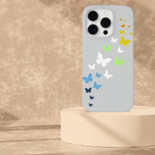 AroAce Agender Pride Butterfly Trail iPhone 16 Pro Case