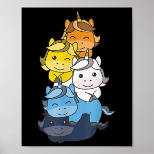 Aroace Flag Pride Month Lgbtq Aroace Unicorn _1 Poster