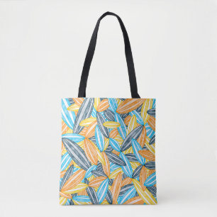 AroAce Pride Abstract Zen Flower Petals Sunset Tote Bag