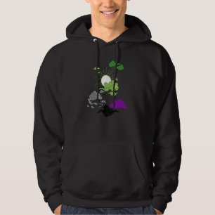 Aroace Pride Aro Ace LGBTQ Flag  Japanese Aromanti Hoodie