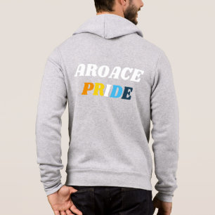 AroAce Pride Flag Colours Hoodie