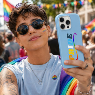 AroAce Pride - Rainbow Swoosh iPhone 15 Pro Case