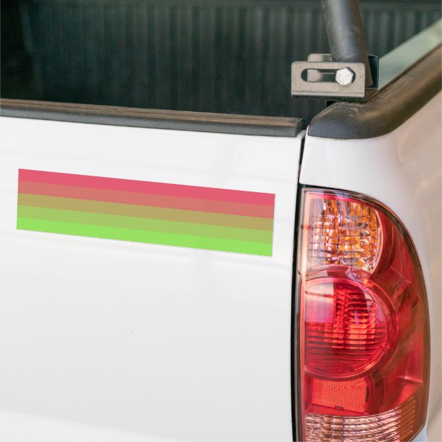 Aroflux Pride Bumper Sticker (On Truck)