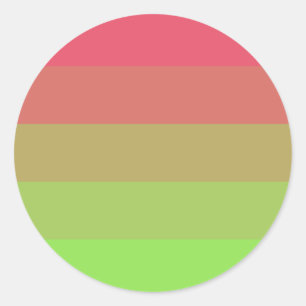 Aroflux Pride Flag Classic Round Sticker