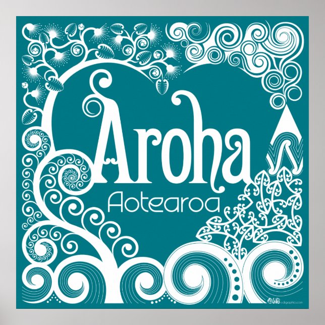 Aroha Aotearoa Poster (Front)