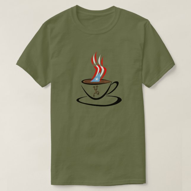 Aroma a Puerto Rico Coqui Coffee Mug Coqui  T-Shirt (Design Front)