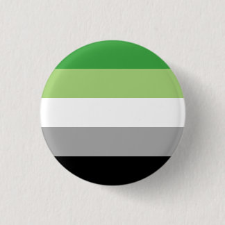 Aromantic/Aro Pride Flag 3 Cm Round Badge