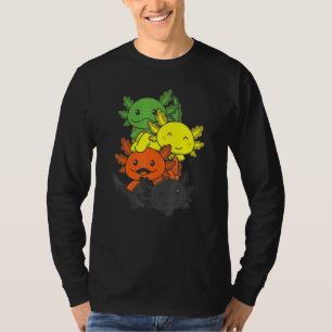 Aromantic Flag Gay Pride Lgbtq Axolotl T-Shirt