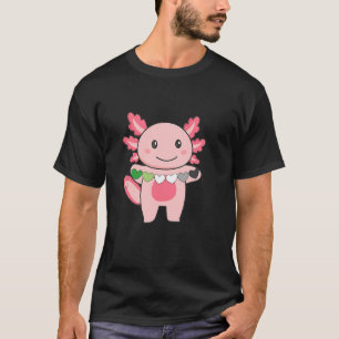 Aromantic Flag No Gender Pride Lgbtq Axolotl T-Shirt
