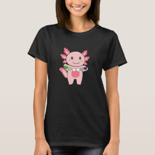 Aromantic Flag No Gender Pride Lgbtq Axolotl T-Shirt