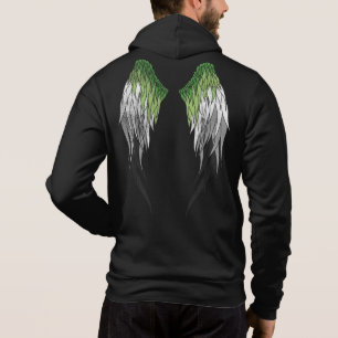 Aromantic Flag - Wings  Hoodie