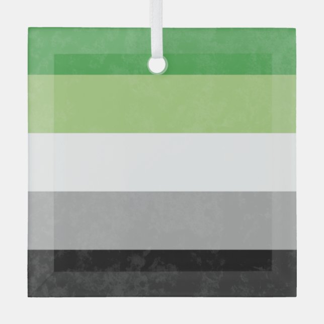 Aromantic Glass Tree Decoration (Front)