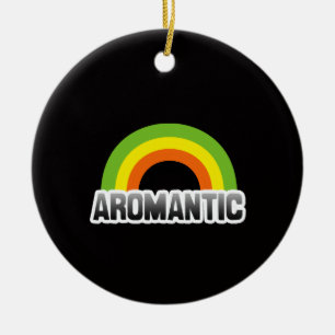 Aromantic Pride Ceramic Tree Decoration