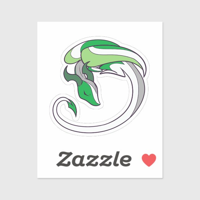 Aromantic Pride Dragon (Sheet)