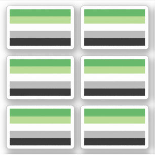 Aromantic Pride flag