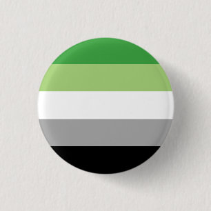 Aromantic Pride Flag Badge