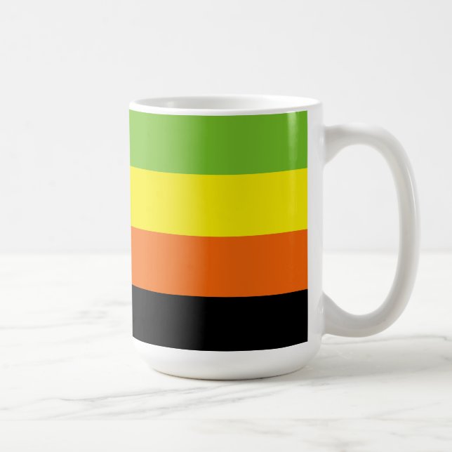 Aromantic Pride Flag Coffee Mug (Right)