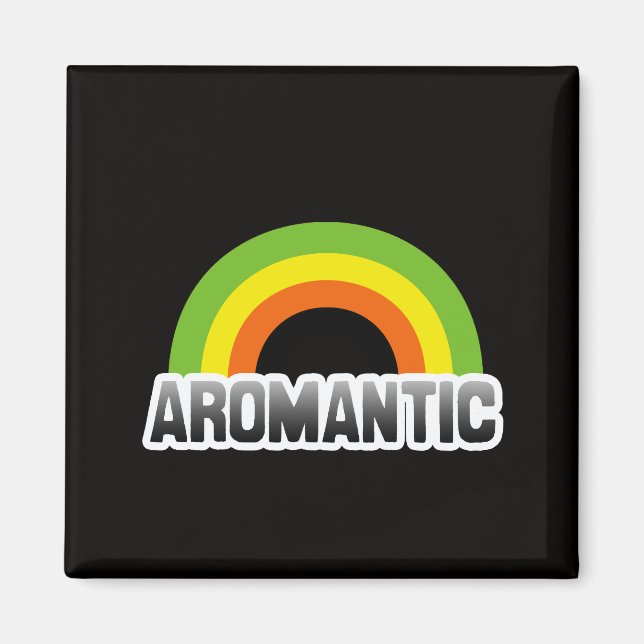 Aromantic Pride Magnet (Front)