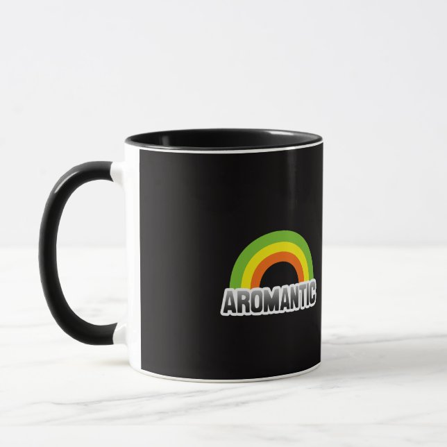 Aromantic Pride Mug (Left)