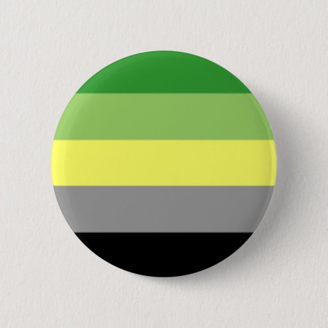aromantic pride pin (Front)
