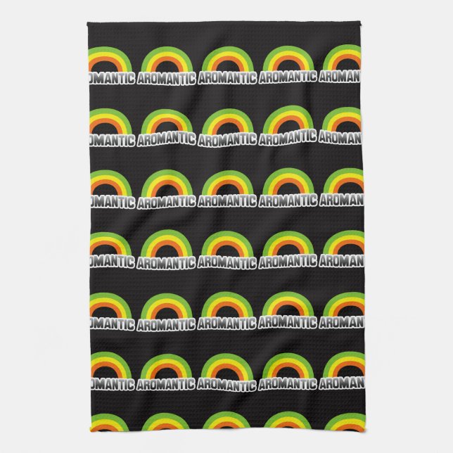 Aromantic Pride Tea Towel (Vertical)