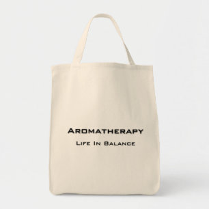 Aromatherapy - Black text Tote Bag