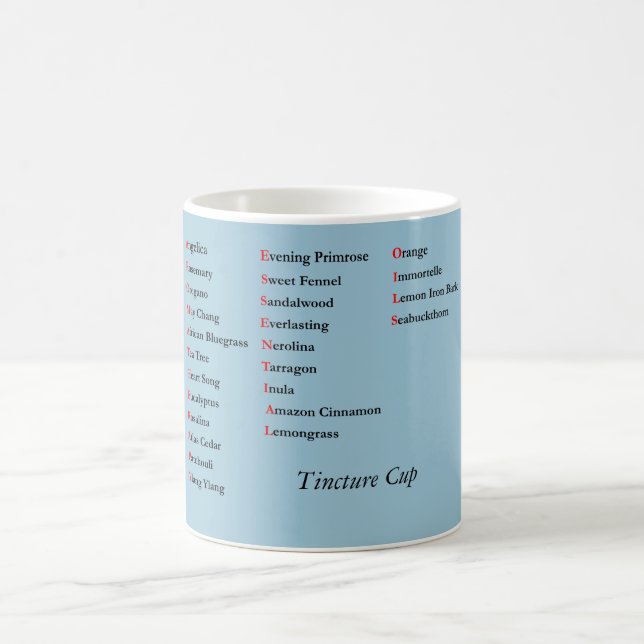 Aromatherapy Oils Tincture Cup Mug (Center)