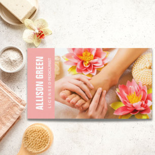 Aromatherapy Pedicure Salon manicurist pedicurist Business Card