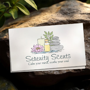 Aromatherapy Practice illustration Business Card