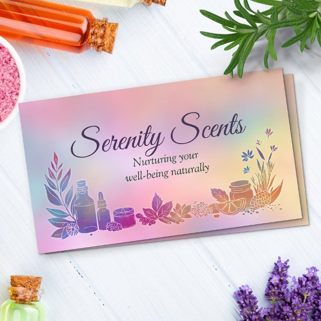 Aromatherapy Practice Scent Therapy  Business Card (Creator Uploaded)