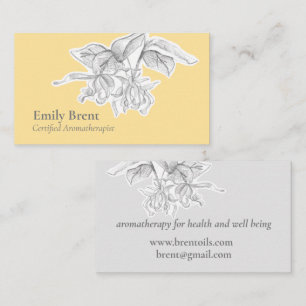 Aromatherapy Ylang Ylang Flowers Essential Oils  Business Card