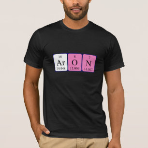 Aron periodic table name shirt