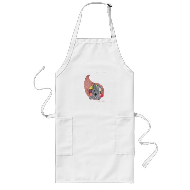 Aroo, I'm Stuck - scottish terriers Long Apron (Front)