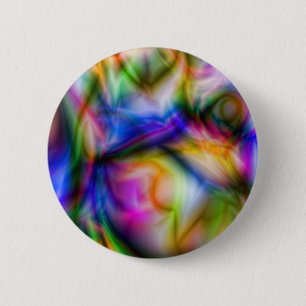 Arora Borialus Marbleised Colours 6 Cm Round Badge