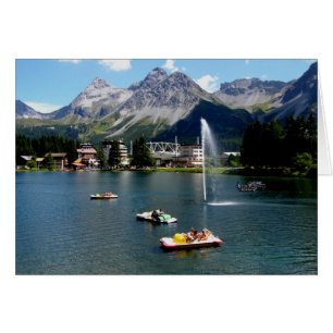 Arosa in Switzerland card