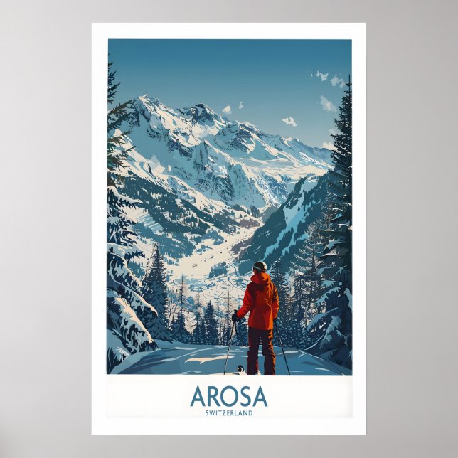 Arosa Wall Art Print Switzerland 1 (Front)