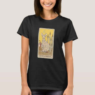 Arot Card Seven Of Swords And Cat Cosmic Graphic C T-Shirt