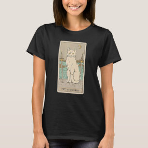Arot Card Wo Of Swords And Cat Cosmic Graphic Cats T-Shirt