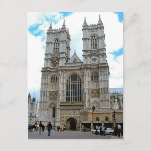 Around Britain,    Westminster Abbey Postcard