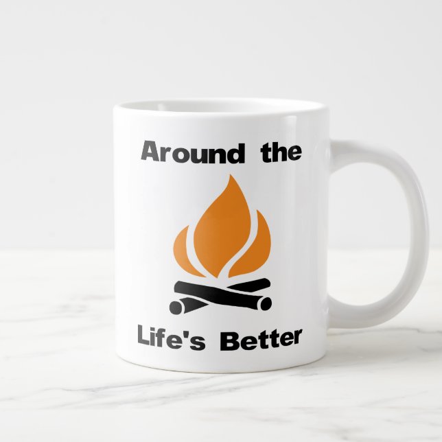 Around the Campfire Life's Better Large Coffee Mug (Right)