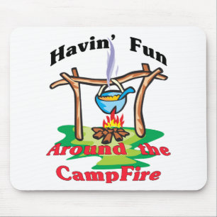 Around the Campfire Mouse Mat