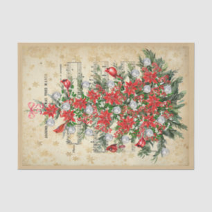 Around the Christmas Tree Tissue Paper