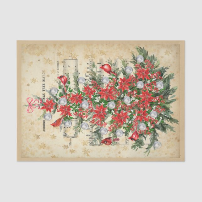 Around the Christmas Tree Tissue Paper (Front)