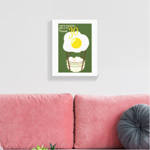 Around The Diet in 30 Eggs Canvas Print
