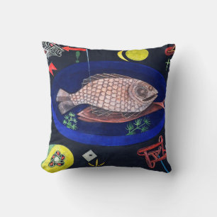 Around the Fish, Paul Klee Cushion