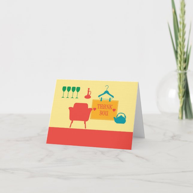 Around The House Thank You Card (Front)