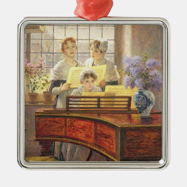 Around the Piano Metal Tree Decoration (Front)