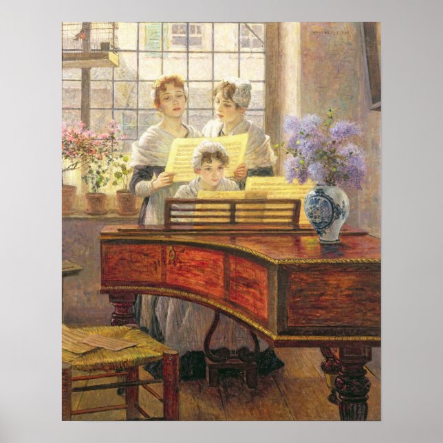 Around the Piano Poster (Front)