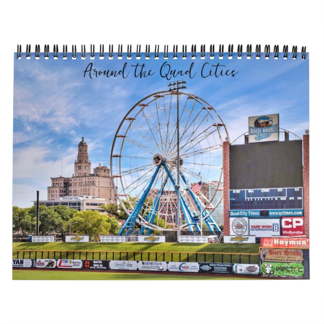Around The Quad Cities USA Calendar (Cover)