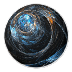Around the World Abstract Art Ceramic Knob